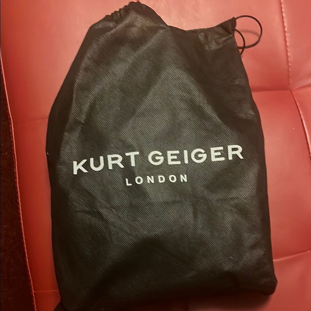 Kurt Geiger Black Backpack Sleek Design